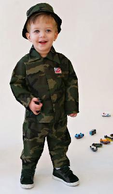 Baby soldier hot sale costume